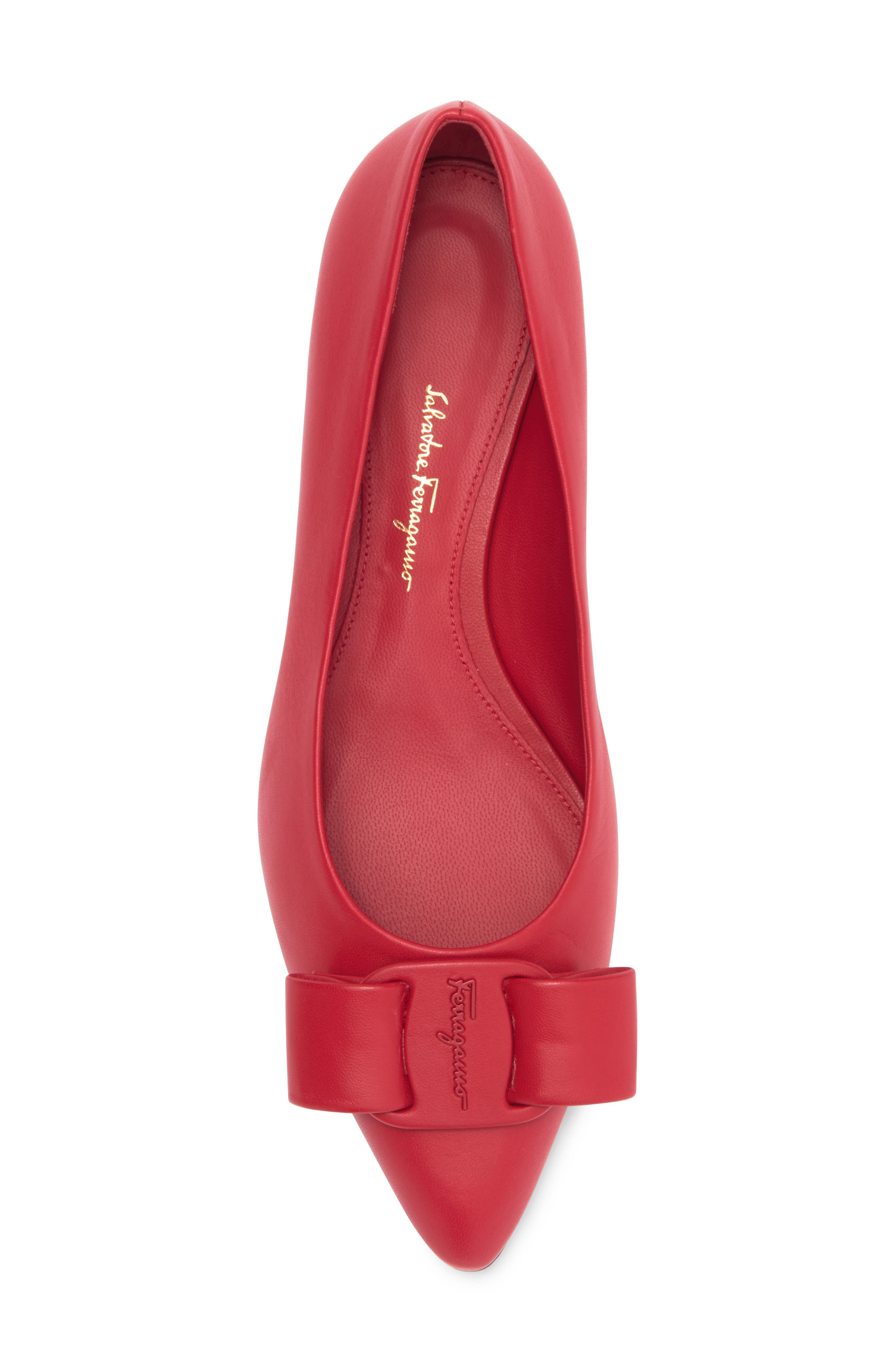 FERRAGAMO Viva Bow Ballet Flat, Alternate, color, 