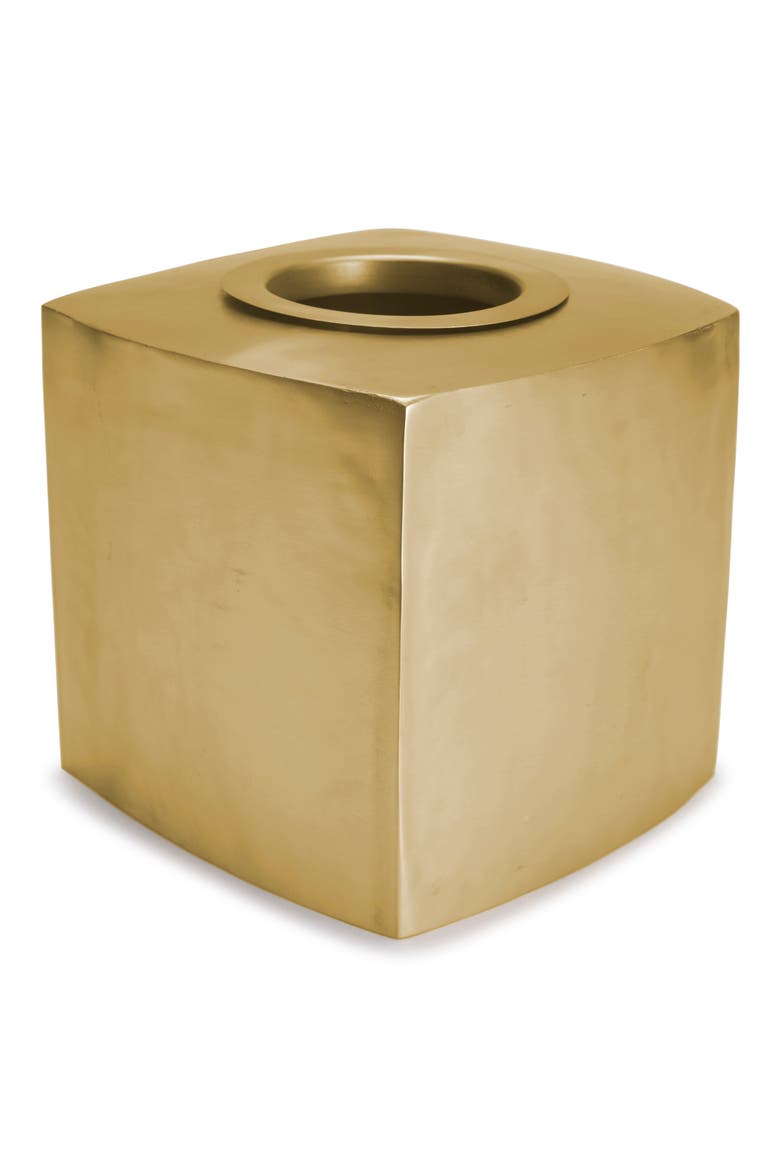 Nile Tissue Holder, Main, color, BRASS