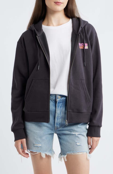 Catalina Island Front Zip Cotton Hoodie