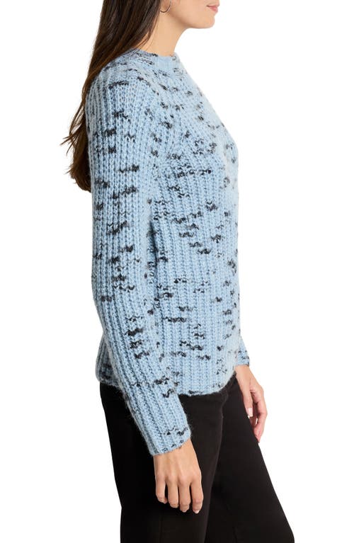 Nic + Zoe Cozy Nep Sweater In Stratus In Blue