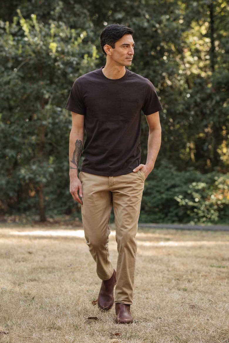 Recycled Pocket Tee, Alternate, color, Truffle