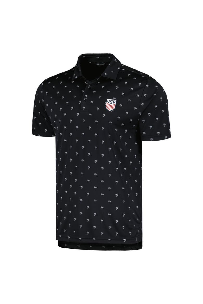 Men's Levelwear  Black USMNT Groove Performance Polo, Alternate, color, Black
