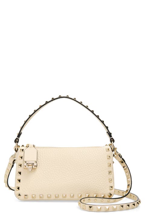 Small Rockstud Leather Shoulder Bag