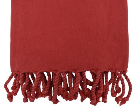Poppy Stone-Washed Towel/Throw Blanket