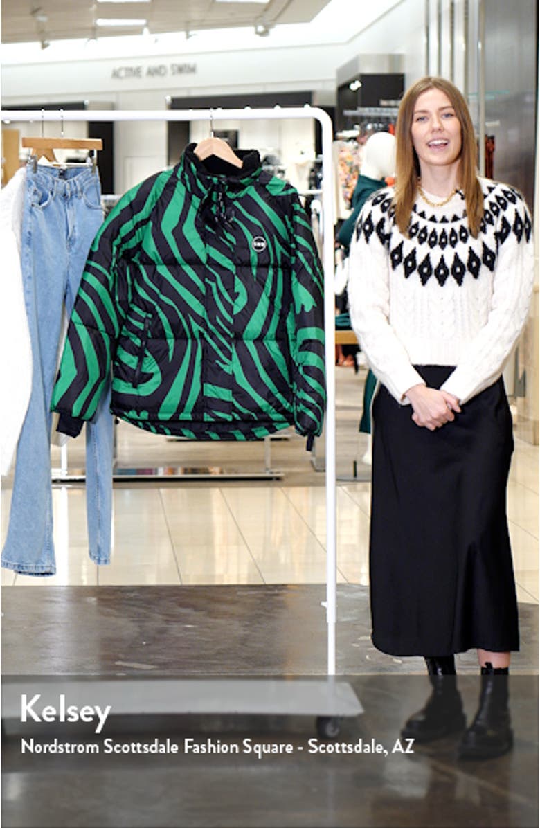 Sno Water Resistant Puffer Ski Jacket, sales video thumbnail