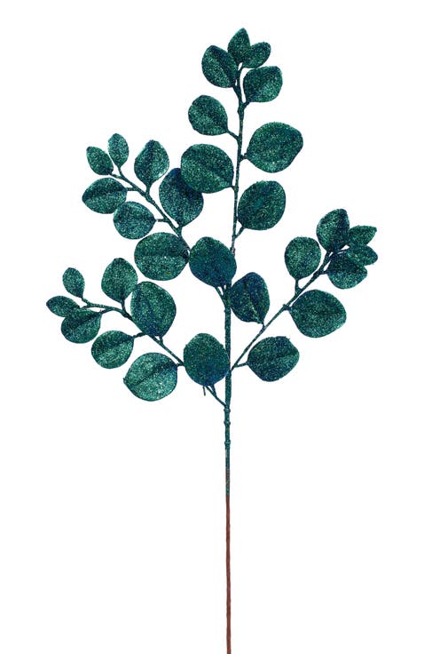 Sparkling Leaf Spray, Set of 12
