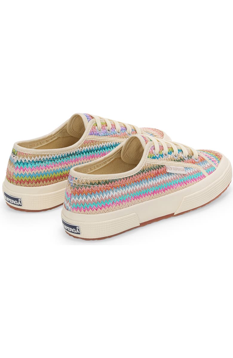 Superga 2750 Raffia Sneakers, Alternate, color, Lilla Multicolor Herringbone