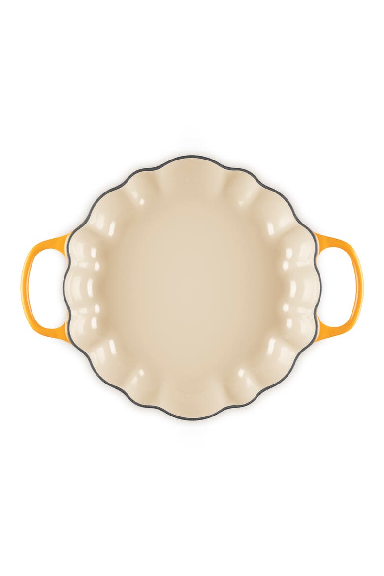 Enameled Cast Iron Pumpkin Braiser, Alternate, color, PERSIMMON