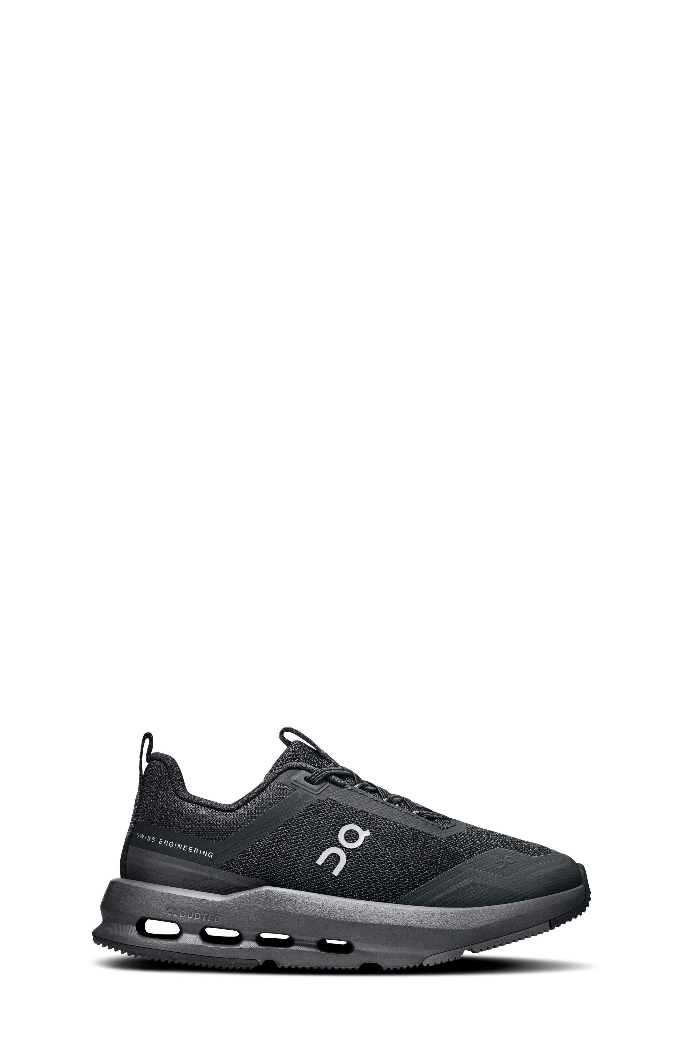 On Cloudnova Kids Sneaker, Alternate, color, Black/ Eclipse