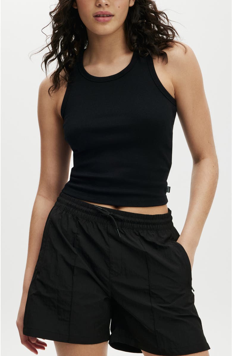 COTTON ON BODY Women's Active Core Rib Racer Tank, Main, color,