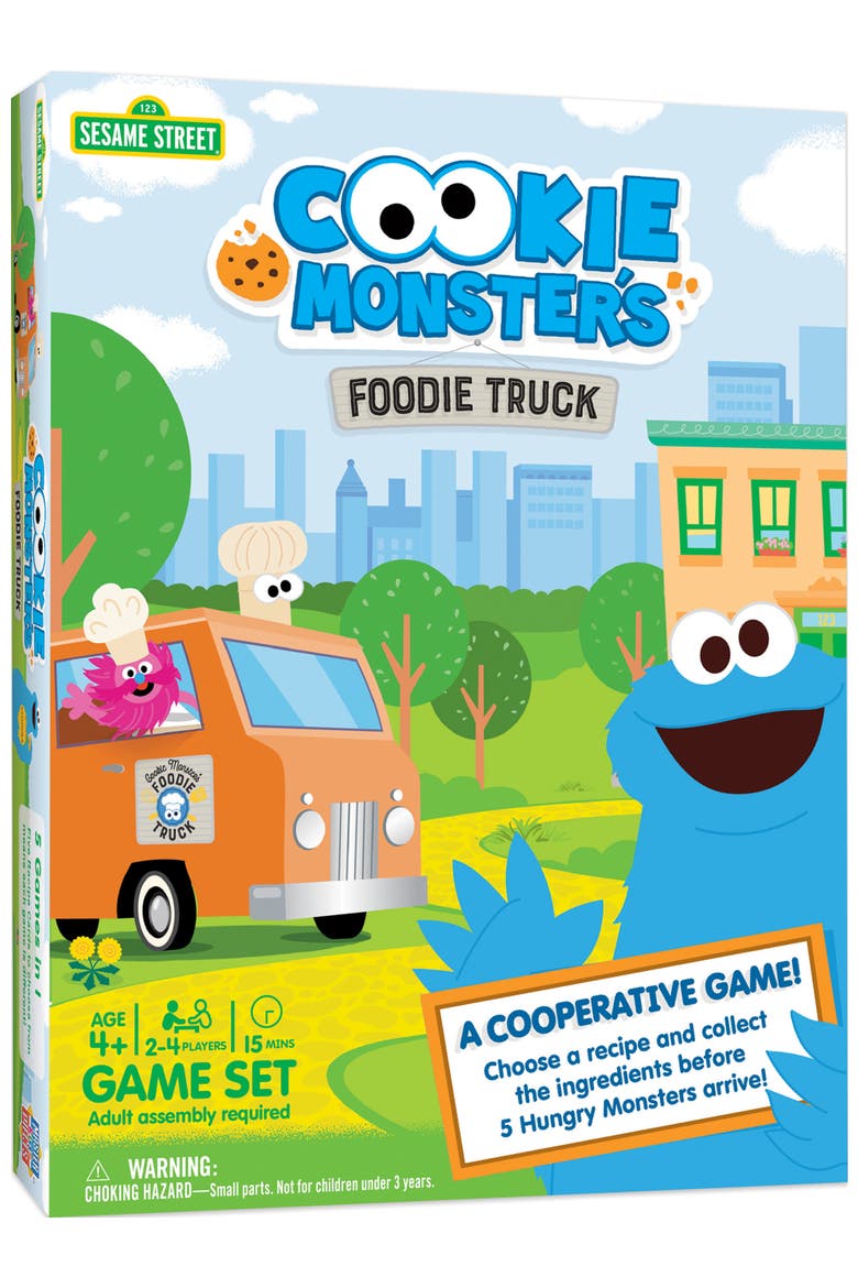 Sesame Street Food Truck Co-Op Game, Main, color, Multicolor