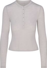 SKIMS Sheer Modal Henley