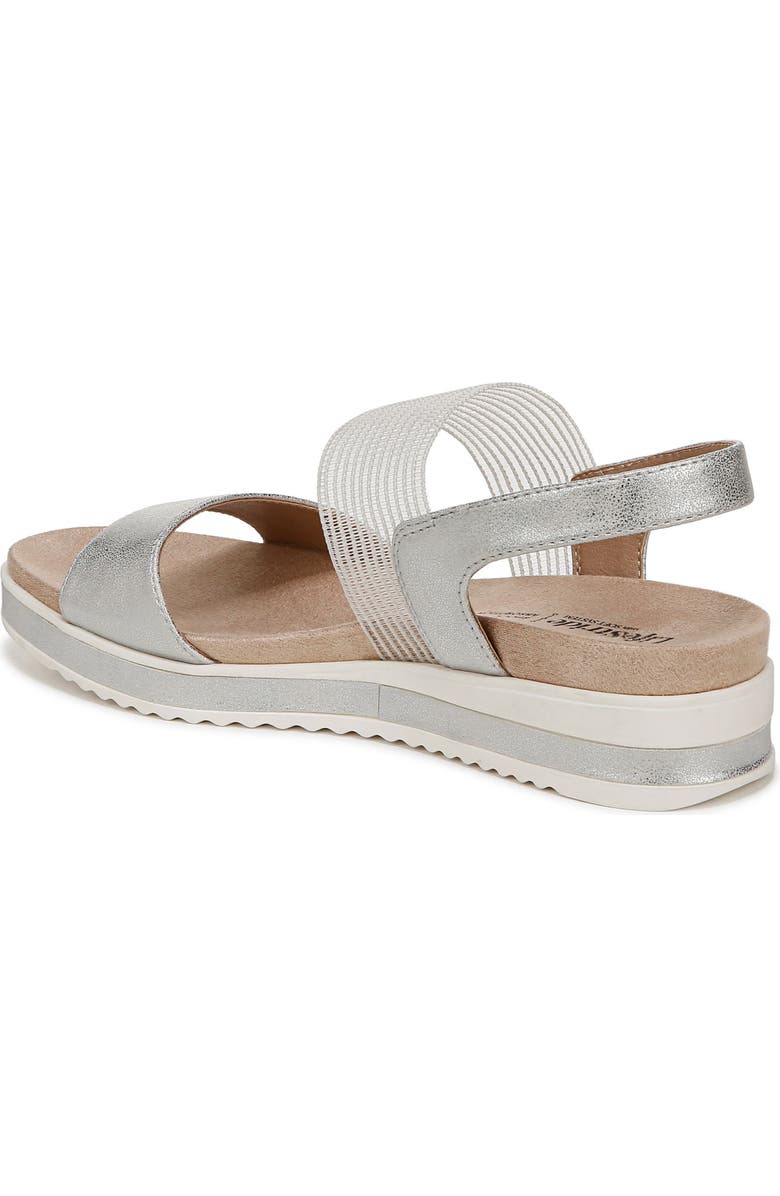 LifeStride SHOES Zing Slingback Sandal, Alternate, color, Silver