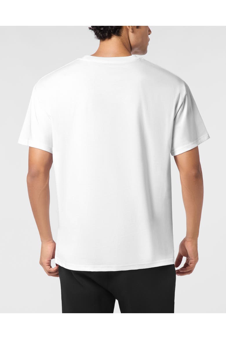 Round Neck T-Shirt Plein Sport Men, Alternate, color, white