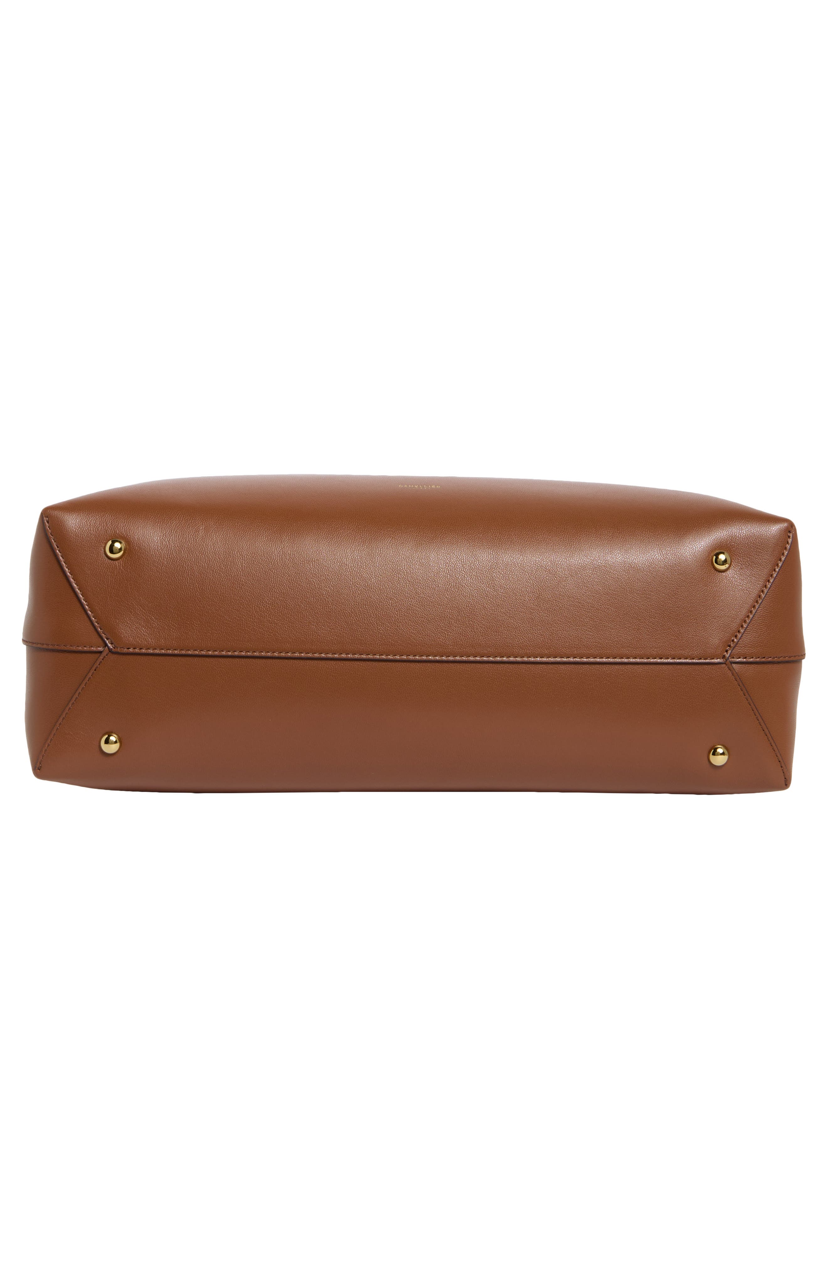 DeMellier The Stockholm Leather Shoulder Bag, Alternate, color, Tan