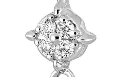 Bony Levy Mykonos 18k White Gold Diamond Linear Drop Earrings In Gray