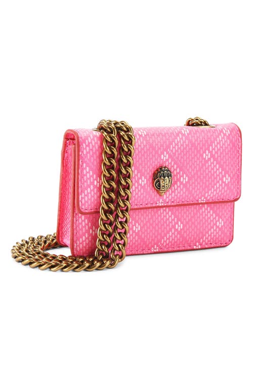Shop Kurt Geiger London Micro Camden Coated Canvas Convertible Crossbody Bag