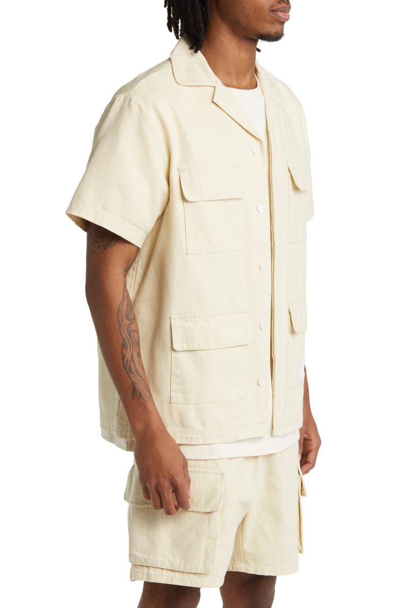 KROST Short Sleeve Button-Up Safari Shirt, Alternate, color, 