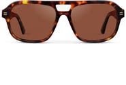 WMP Eyewear Ember - 54mm Classic Aviator Polarized Sunglasses