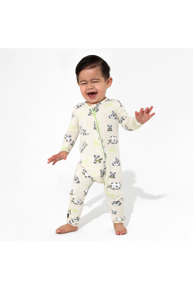 Baby Panda Convertible Footie, Alternate, color, PANDA BEAR