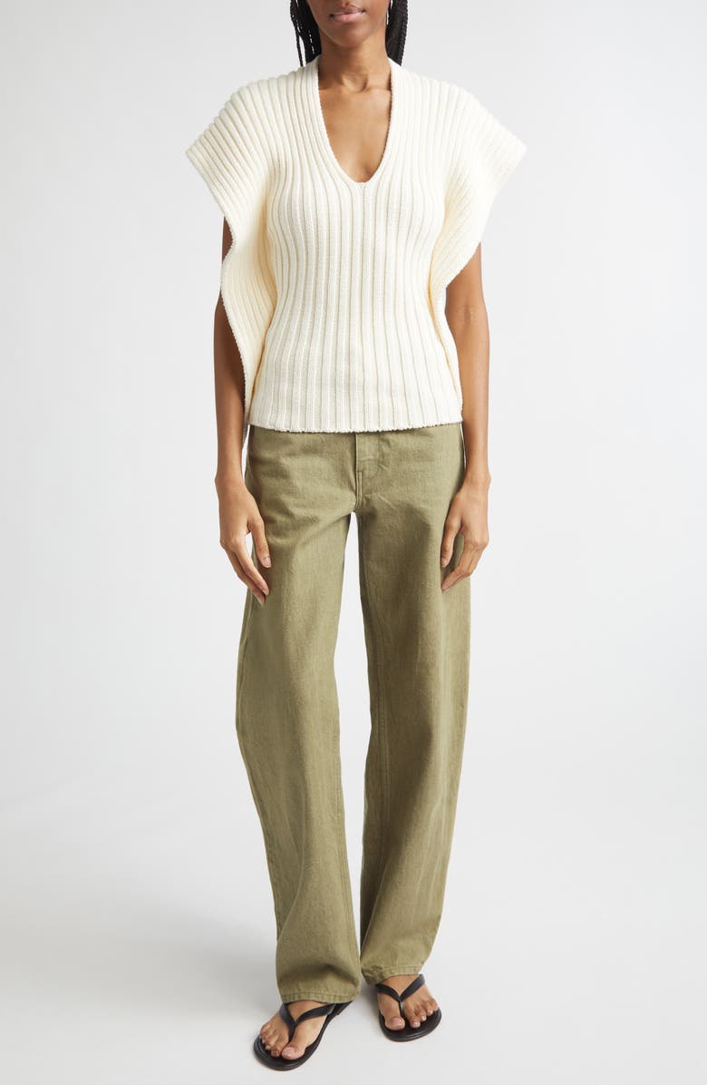 OSSOU Rider Low Rise Barrel Leg Jeans, Alternate, color, Reed Wash