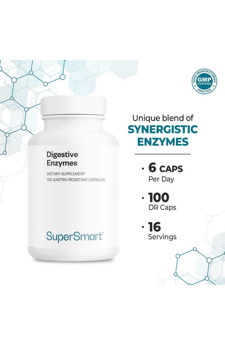 SuperSmart Digestive Enzymes, Alternate, color, NO COLOR