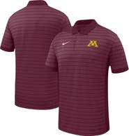 Nike Men's Nike Maroon Minnesota Golden Gophers 2025 Early Season Coaches Sideline Victory Stripe Performance Polo