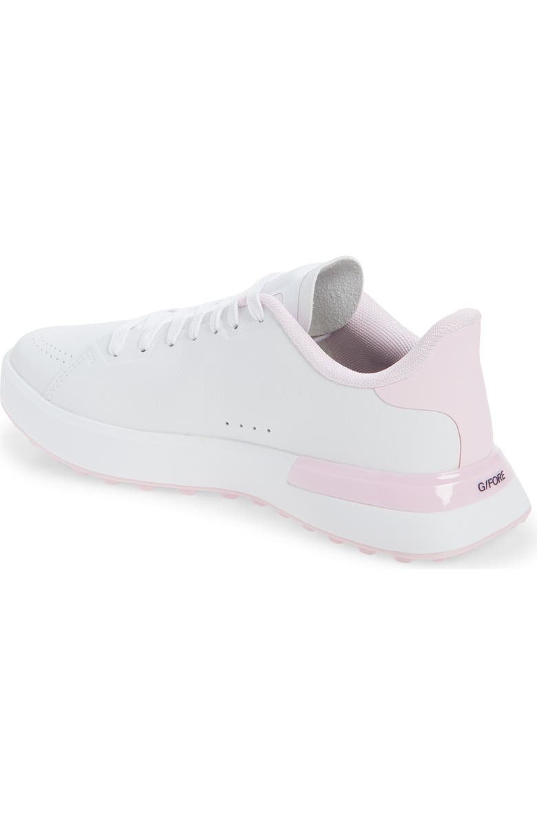 G/FORE G.112 Perforated Kiltie Golf Shoe, Alternate, color, Snow/ Blush