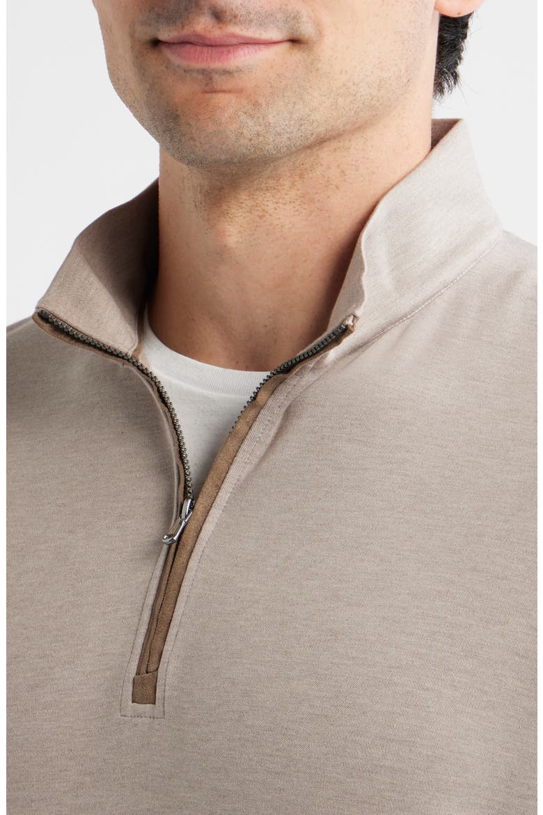 Tahoe Quarter Zip Pullover, Alternate, color, TAUPE