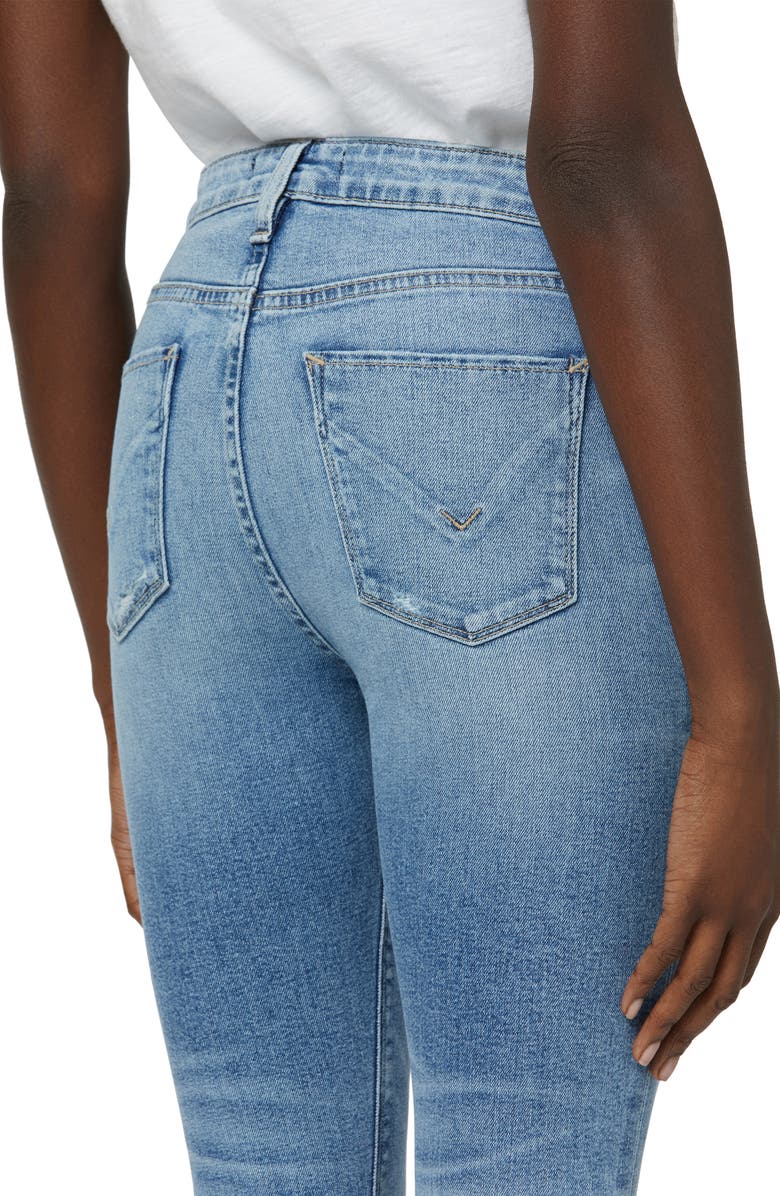 Hudson Jeans Barbara High Waist Ankle Super Skinny Jeans, Alternate, color, 
