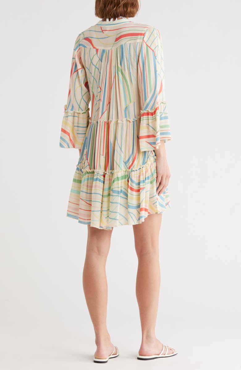 Elan Tiered Cover-Up Dress, Alternate, color,