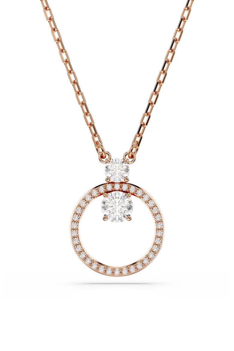 Constella Pendant Necklace, Main, color, ROSE GOLD