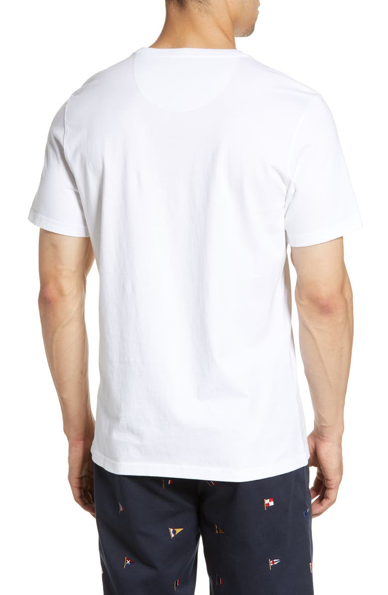 Barbour Preppy Logo T-Shirt, Alternate, color, White