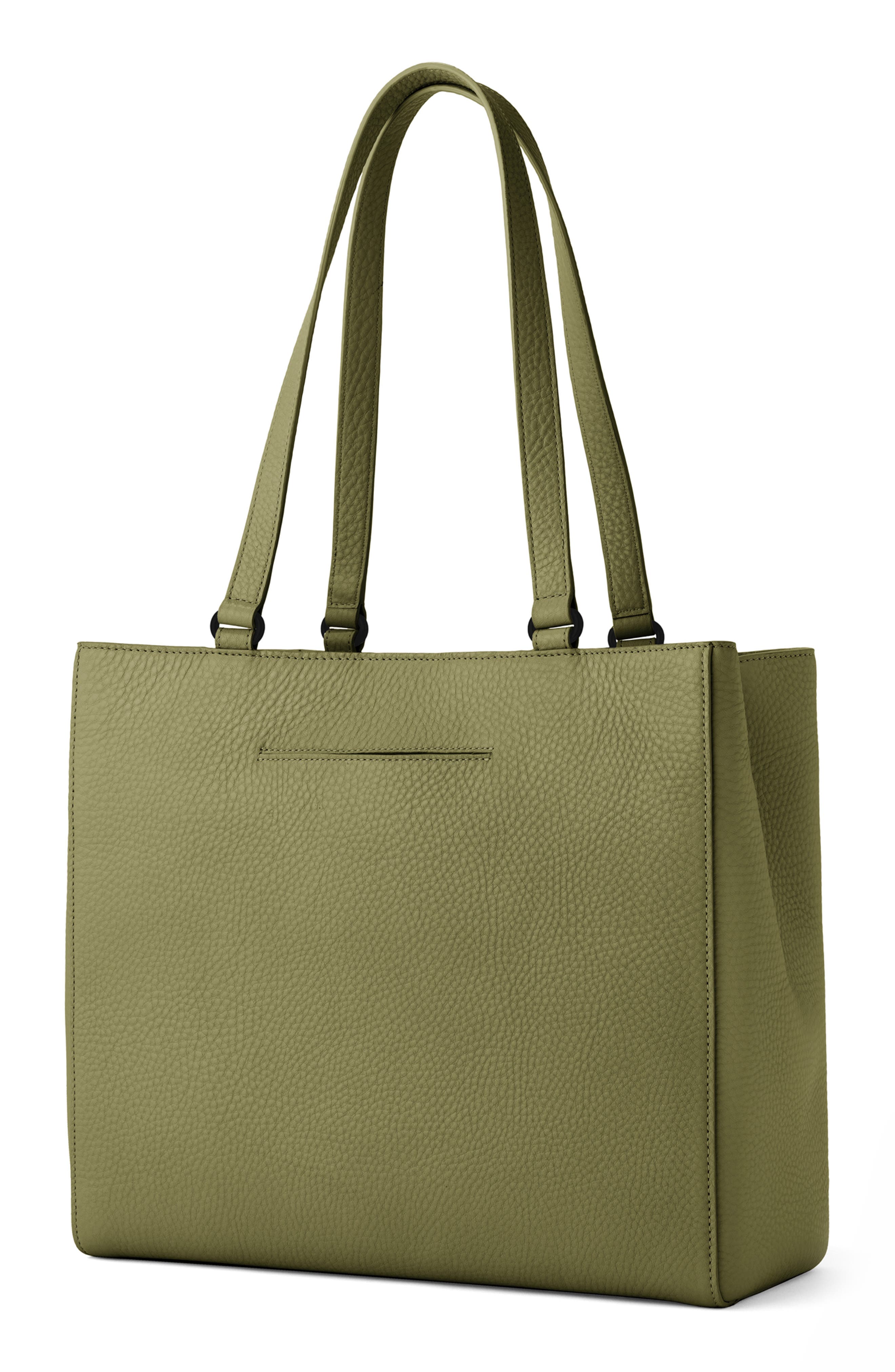 Large Allyn Leather Tote, Alternate, color, PICKLE