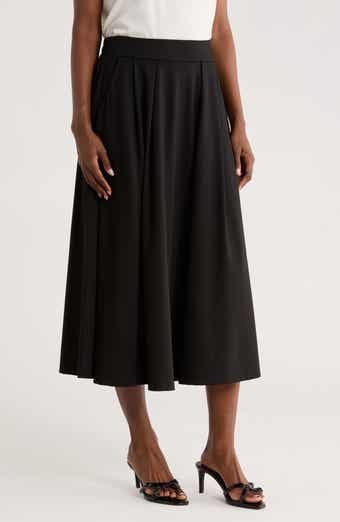 PATRIZIA LUCA Side Pocket Midi Skirt