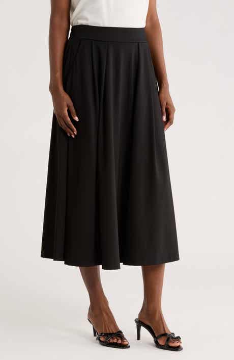 PATRIZIA LUCA Side Pocket Midi Skirt