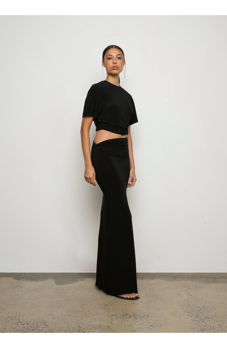 ONE OF OTHERS Kova Skirt, Alternate, color, Black