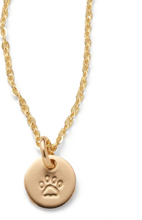 Fur Baby Disc Necklace