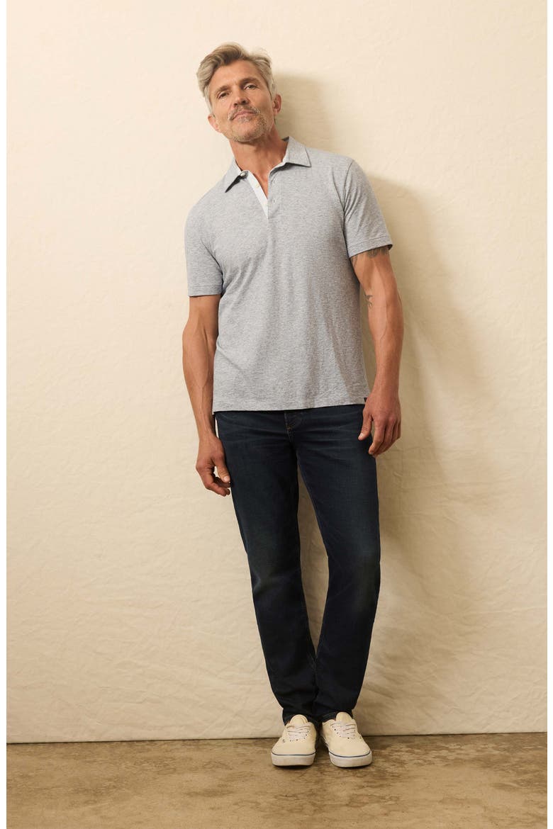 Cotton Blend French Terry 5-Pocket Pants, Alternate, color, BELMAR COAST WASH