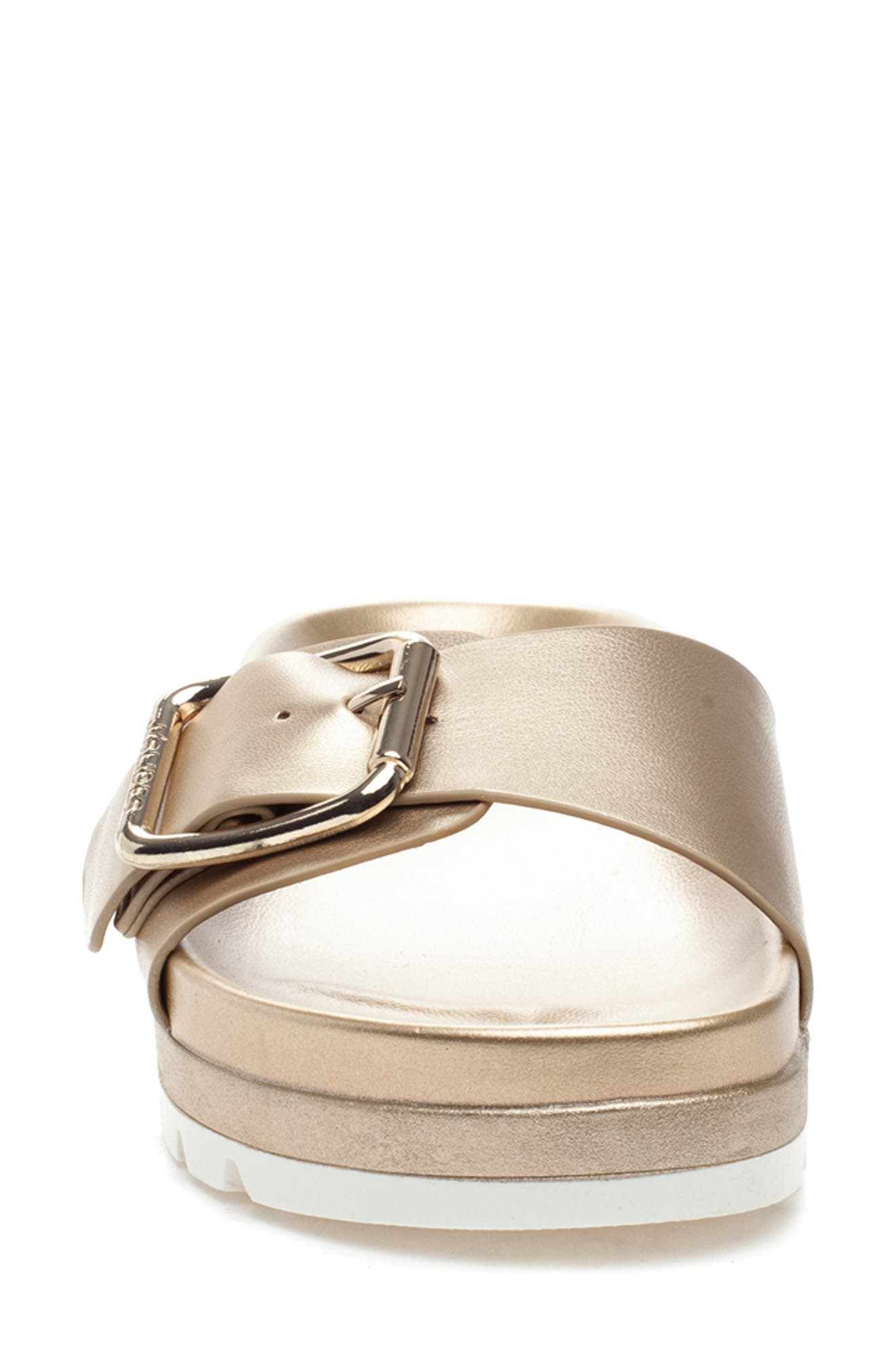 Rosalie Slide Sandal, Alternate, color, GOLD