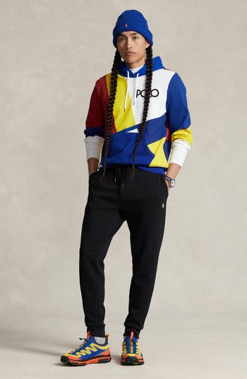 Colorblock Fleece Hoodie