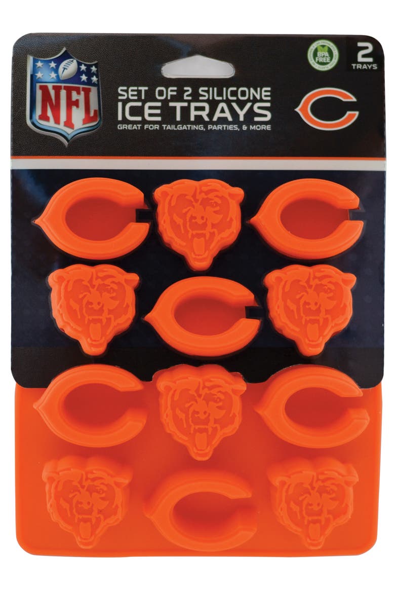 Chicago Bears Ice Cube Tray, Main, color, Orange