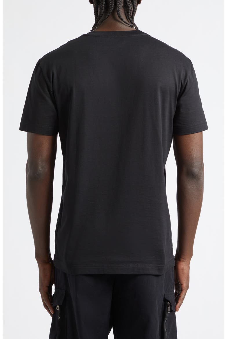 Embroidered Logo T-Shirt, Alternate, color, N0000 BLACK