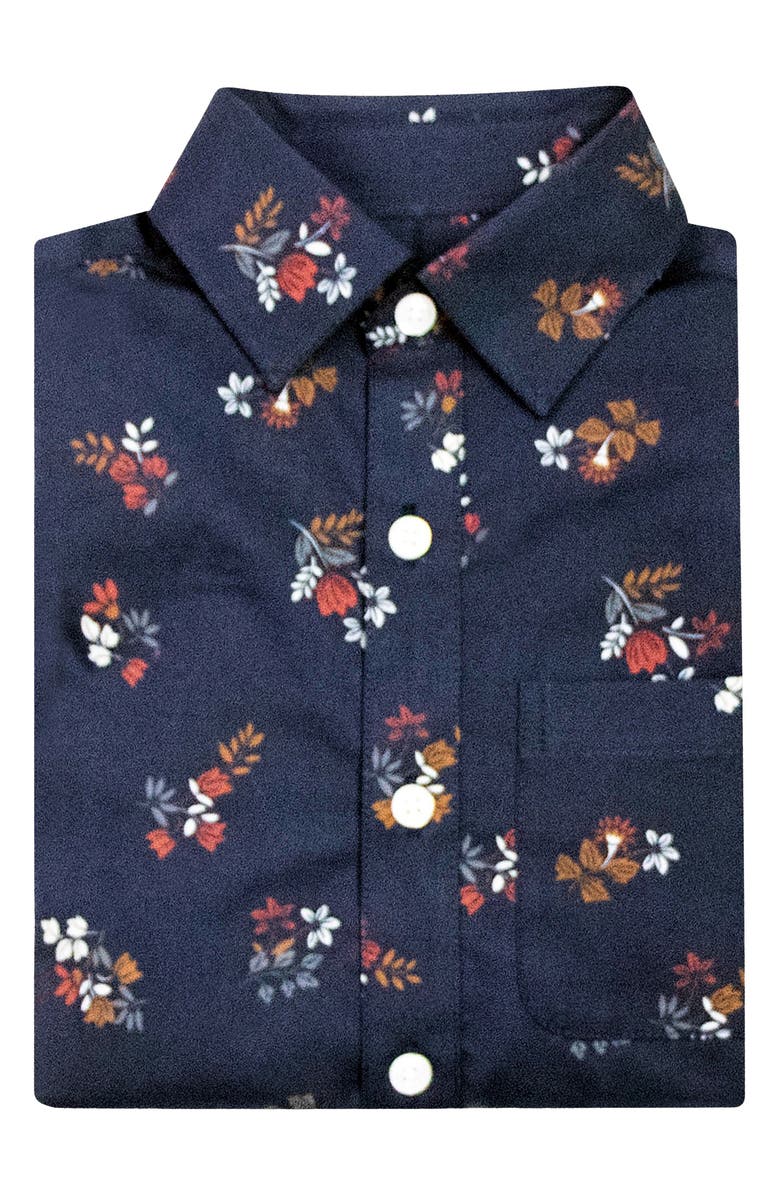 Appaman Kids' Standard Fit Cotton Dress Shirt, Main, color, Midnight Floral