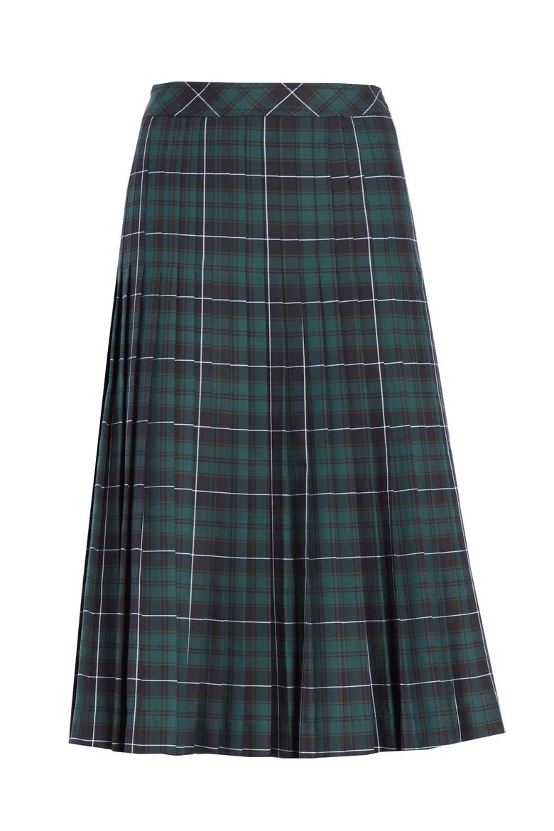 Pleated Plaid Uniform Skirt, Alternate, color, PLAID