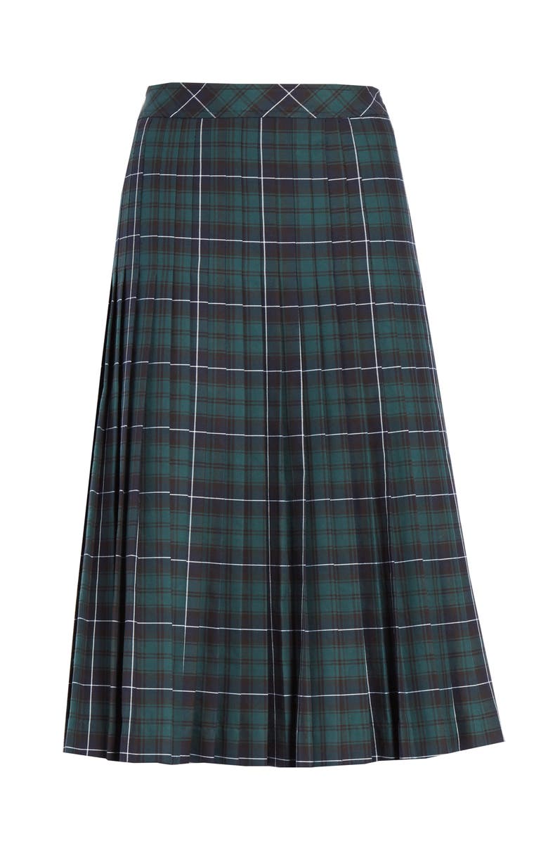 Sandy Liang Pleated Plaid Uniform Skirt, Alternate, color, 