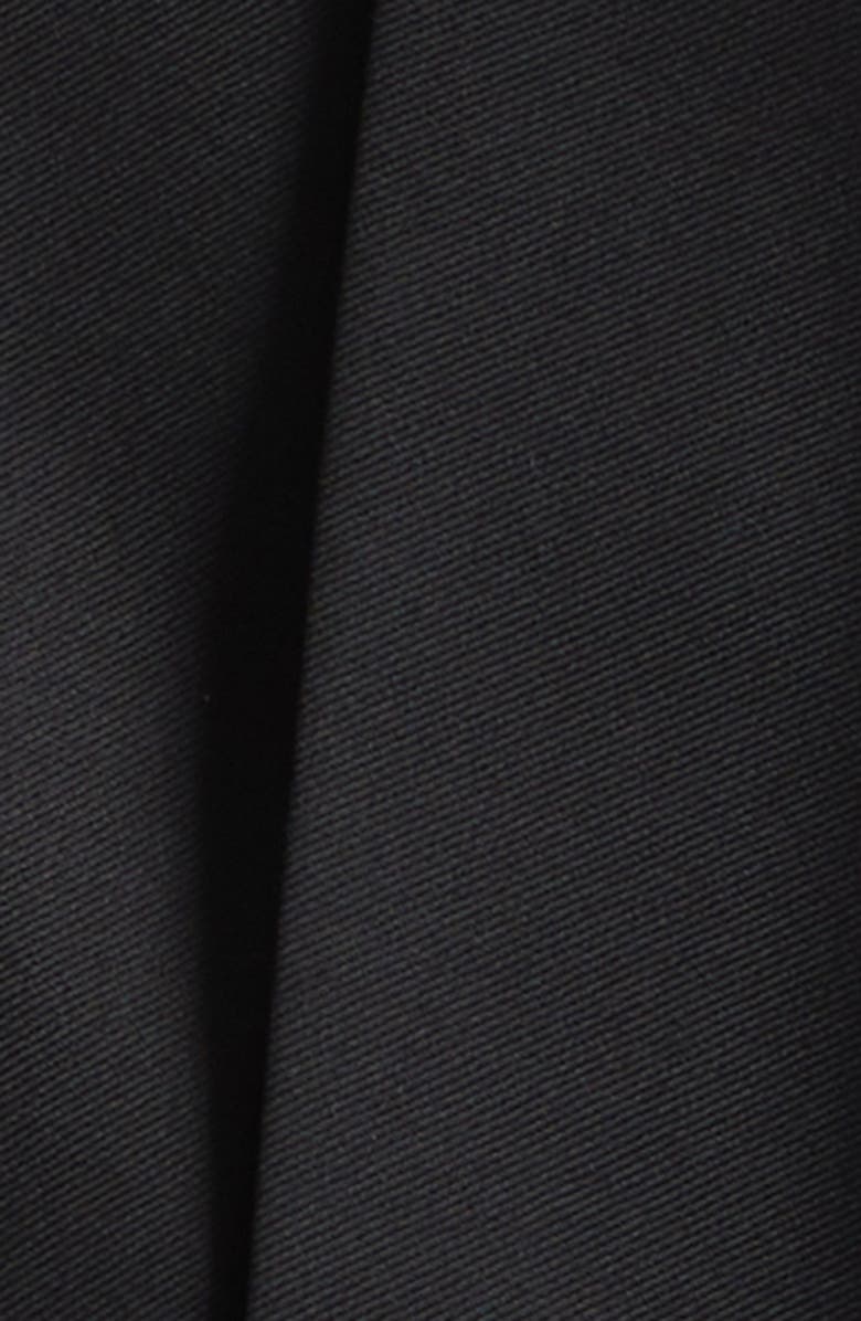 Coperni High Waist Multipleat Wool Shorts, Alternate, color, Black