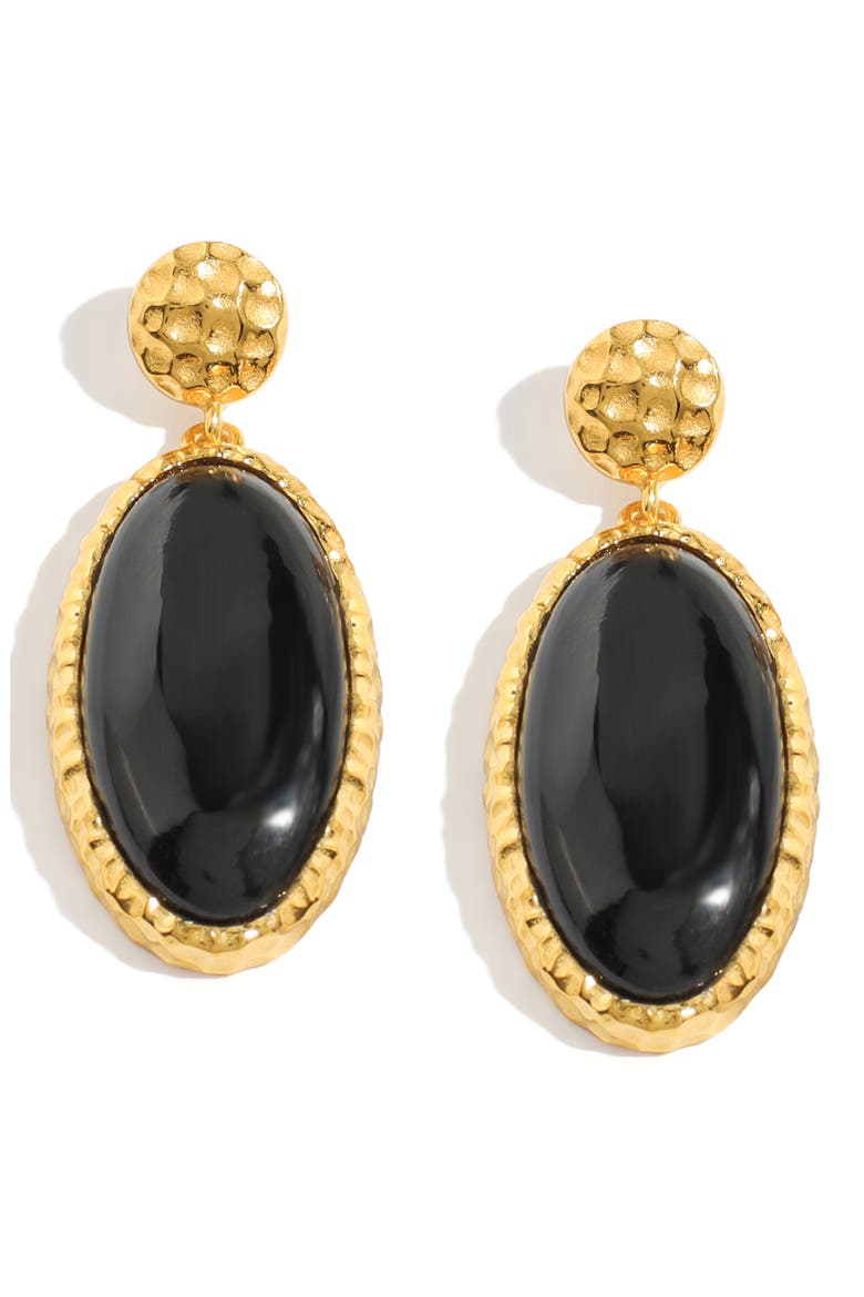 Drop Earrings, Main, color, BLACK
