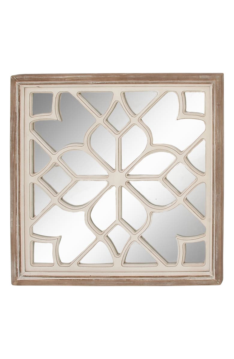SONOMA SAGE HOME Ornate Wall Mirror, Main, color, White