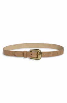 Faux Leather Western Belt